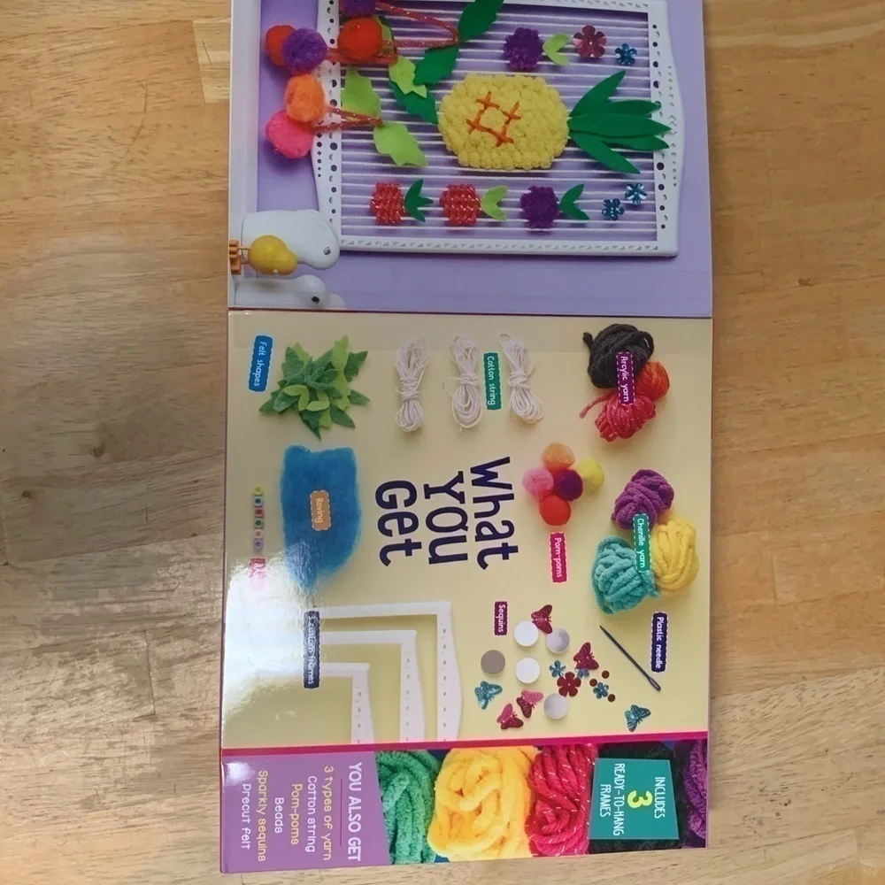 Klutz yarn art craft kit set, NEW IN BOX